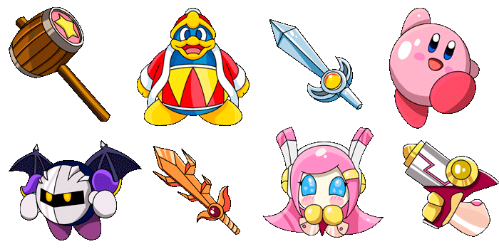 Colección cursores Kirby
