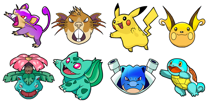 Pokemon colección de cursor