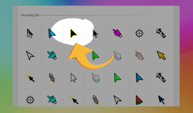Aplicar cursor